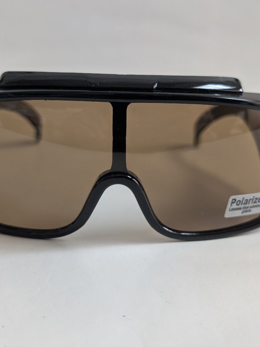 NWT Vintage 90's PC Sun Shield Polarized Sport Sunglasses (S. Black)